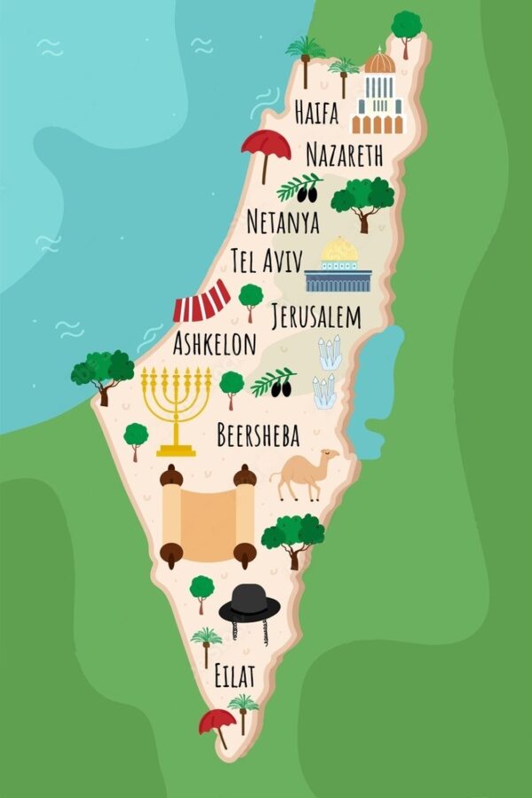 mapa-israel