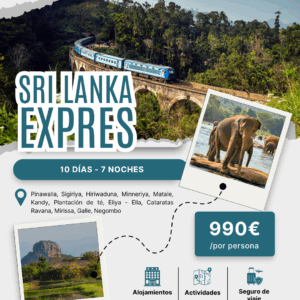 RESERVA SRI LANKA EXPRÉS