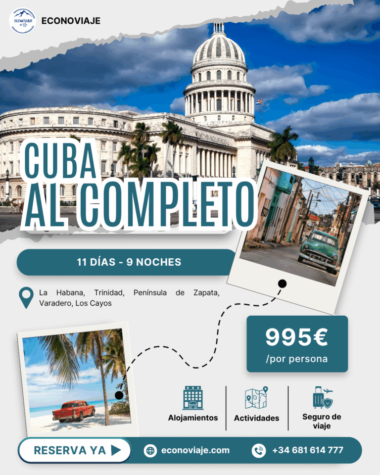 RESERVA CUBA AL COMPLETO