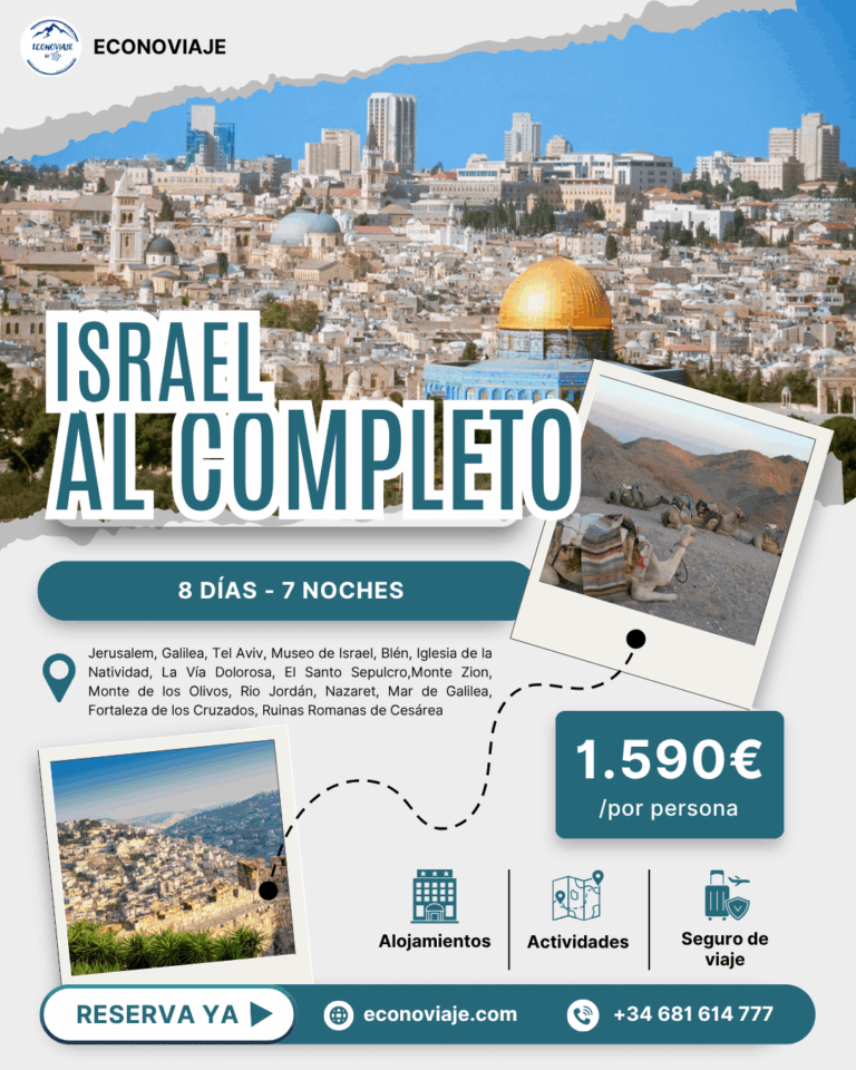 RESERVA ISRAEL AL COMPLETO