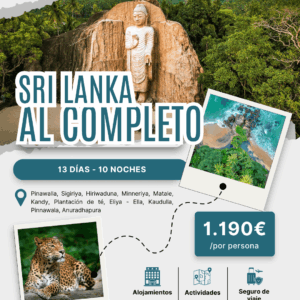 RESERVA SRI LANKA AL COMPLETO